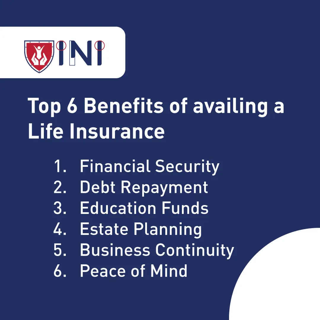 Top 6 Benefits of availing a Life Insurance